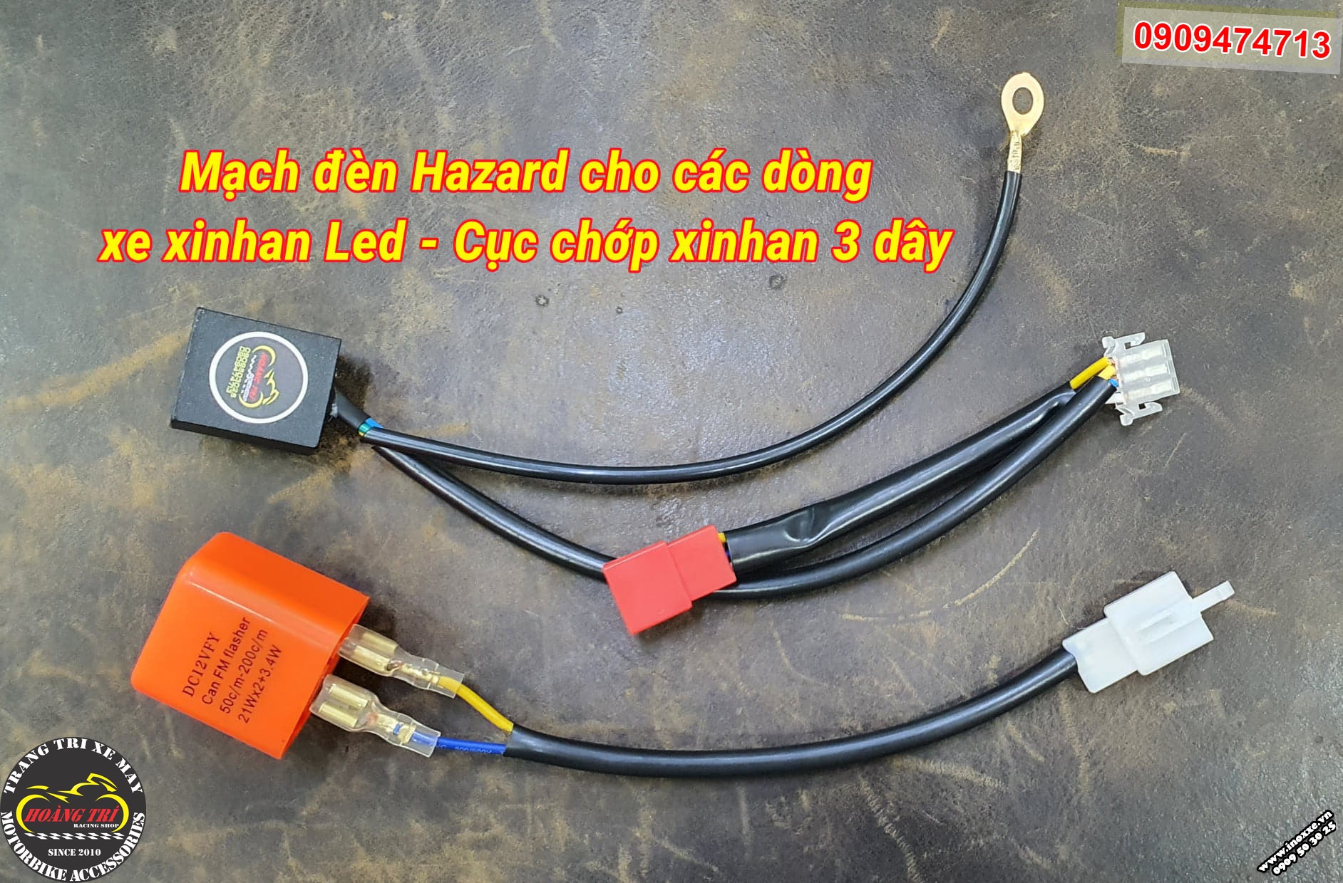 Mạch đèn Hazard - đèn cảnh báo tích hợp công tắc xinhan zin